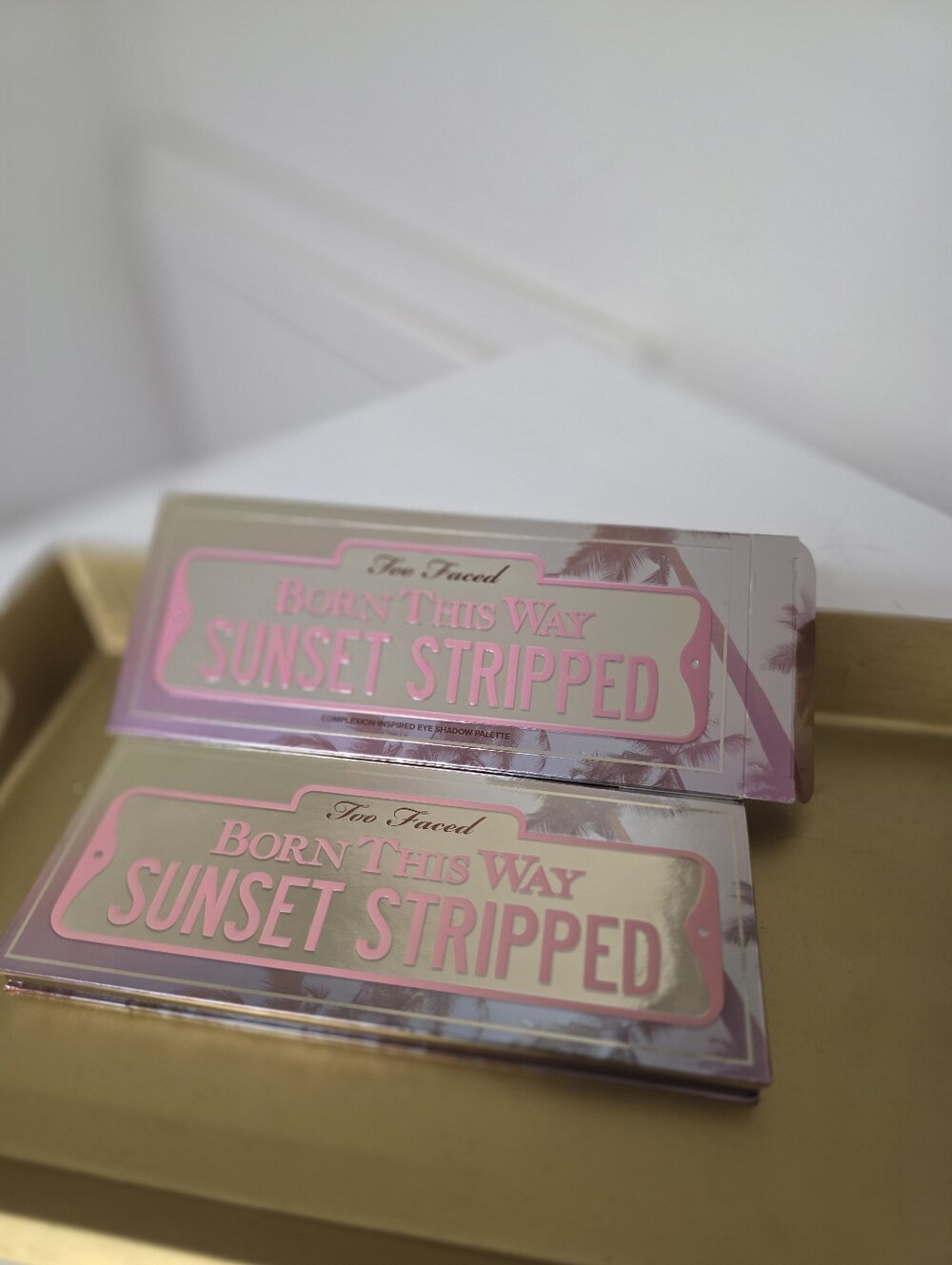 Too Faced Sunset Stripped Eyeshadow Palette - Pink & Gold